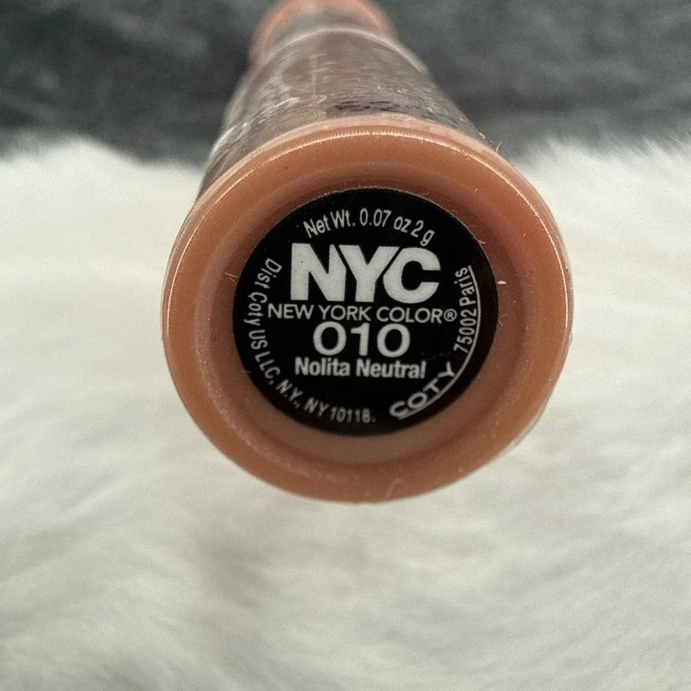 NYC City Proof Twistable Intense Lip Color 010 Nolita Neutral Nude Crayon 2g NEW